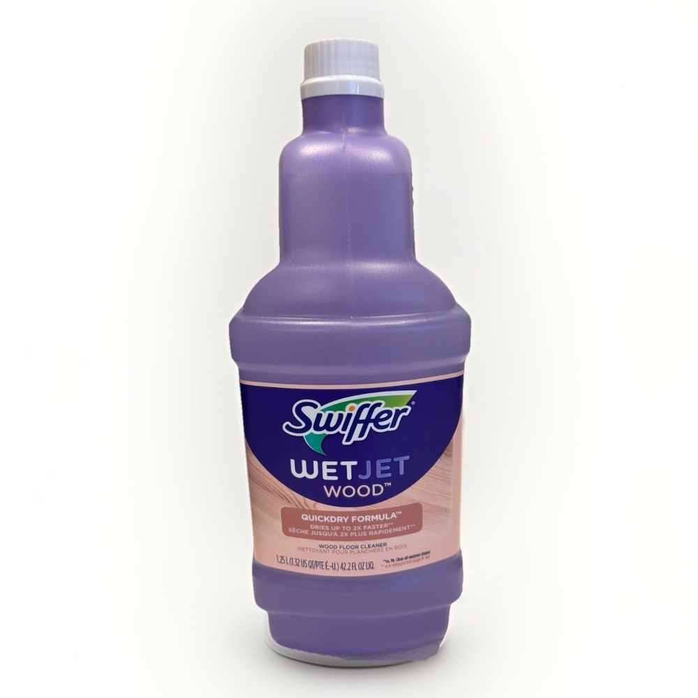1 Bottle Swiffer 42.2 Oz WetJet‎ Wood 2X Faster Quick Dry Formula Floor Cleaner
